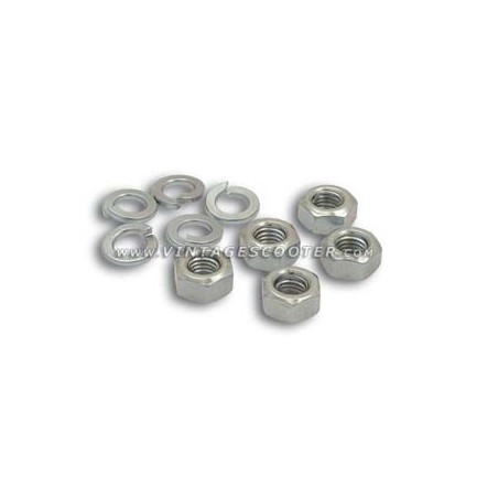 Kit écrous + rondelles grovers M8 clef 14mm 150 GS VS5 / 160 GS / 180 SS